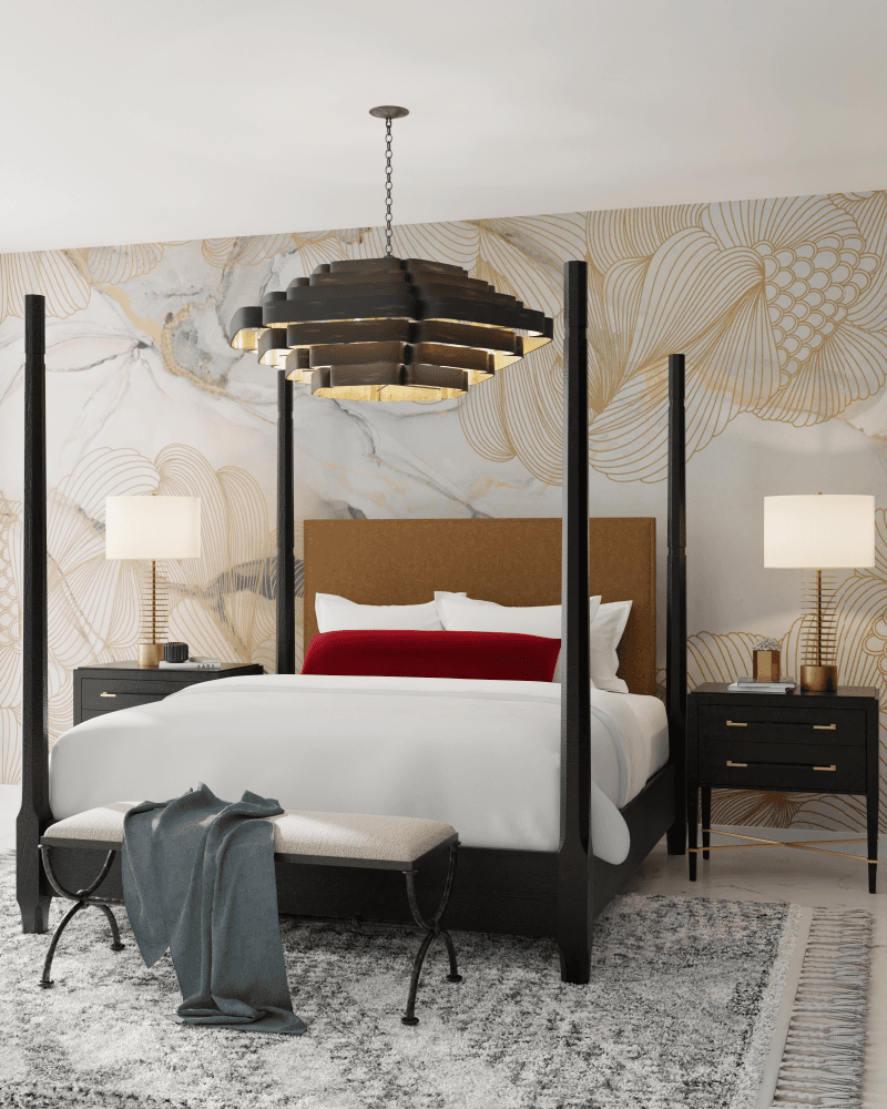 Bailey Black Chandelier