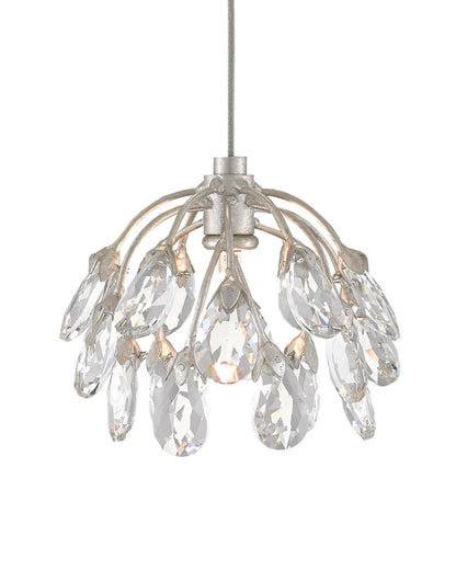 Crystal Bud 7-Light Linear Multi-Drop Pendant