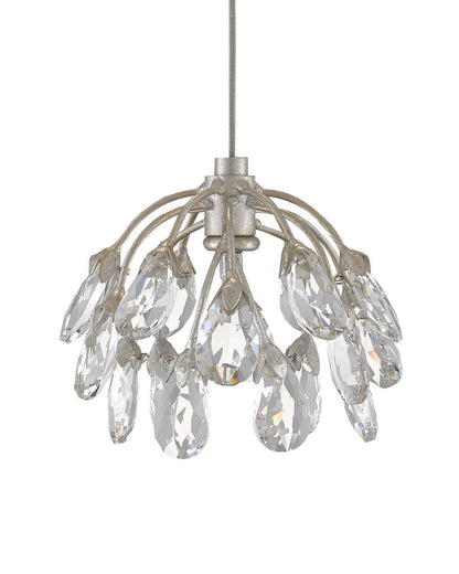 Crystal Bud 7-Light Linear Multi-Drop Pendant