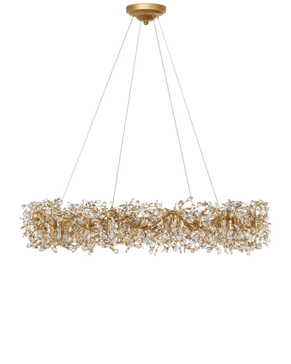 Crystal Bud Grande Ring Chandelier