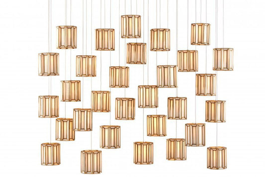 Daze 30-Light Linear Multi-Drop Pendant