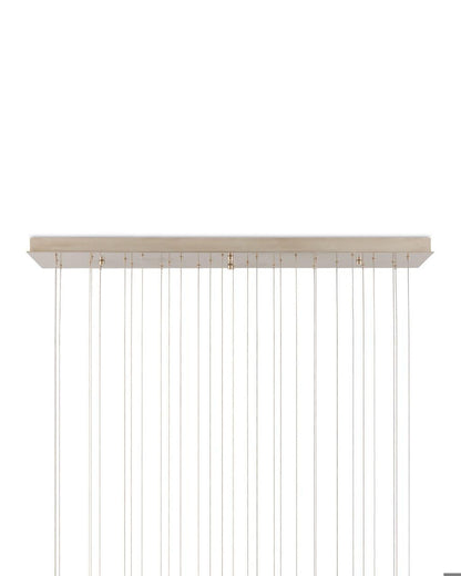 Daze 30-Light Linear Multi-Drop Pendant