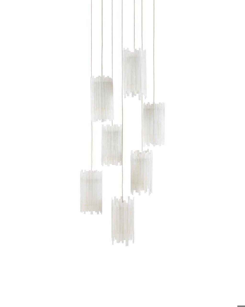 Escenia 7-Light Round Multi-Drop Pendant