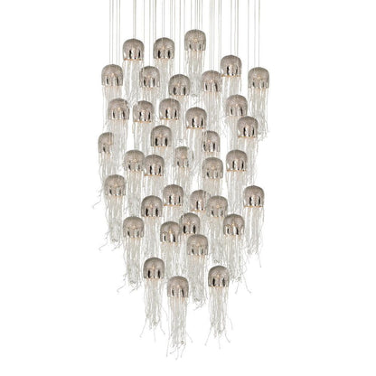 Medusa 36-Light Round Multi-Drop Pendant