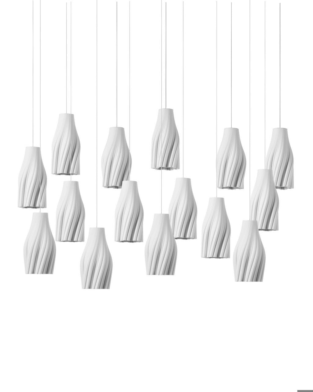 Posh 15-Light Linear Multi-Drop Pendant
