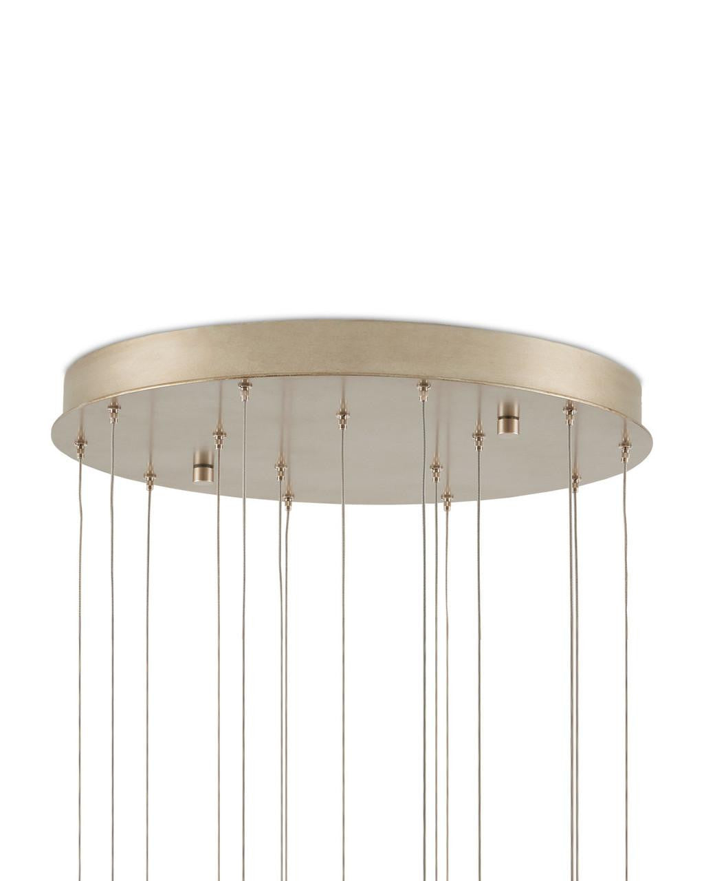 Posh 15-Light Round Multi-Drop Pendant