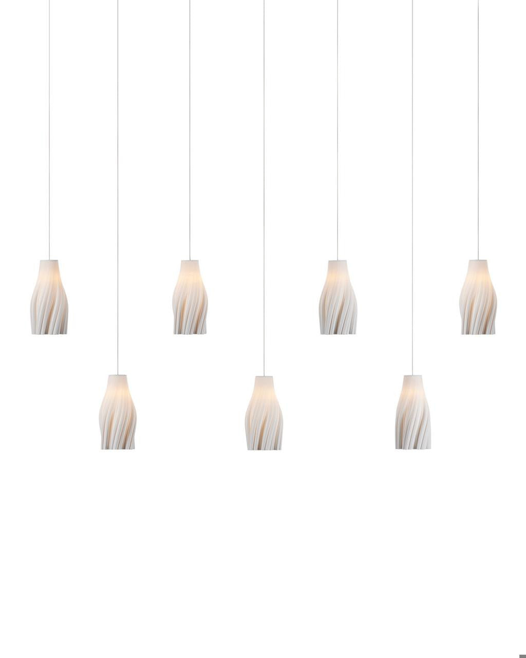 Posh 7-Light Linear Multi-Drop Pendant