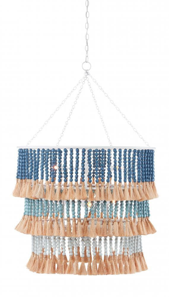 St. Barts Blue Chandelier
