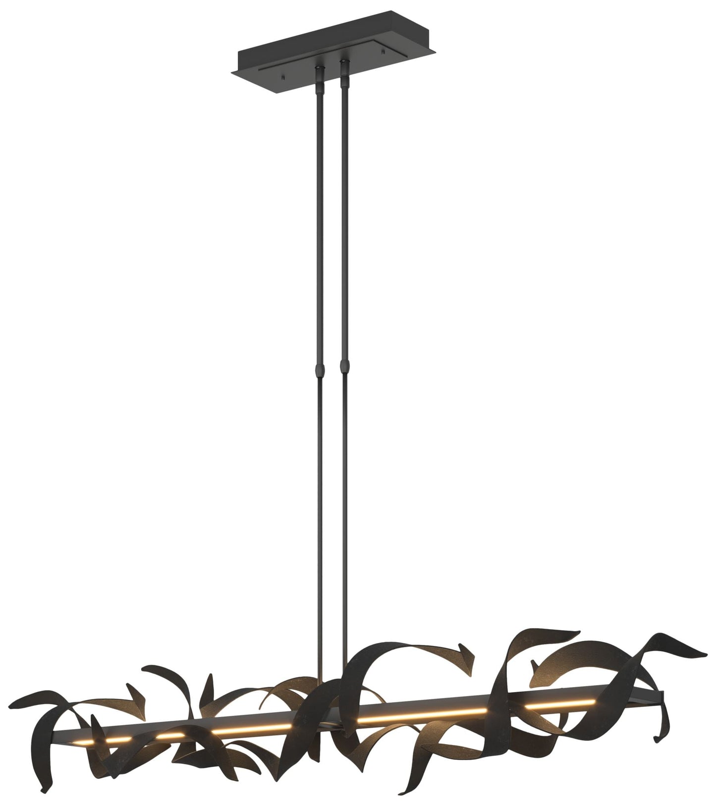 Folio 63.4" Wide Large Black LED Pendant