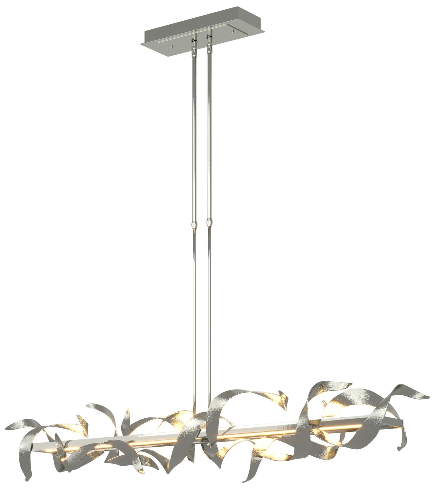 Folio 63.4" Wide Large Sterling LED Pendant