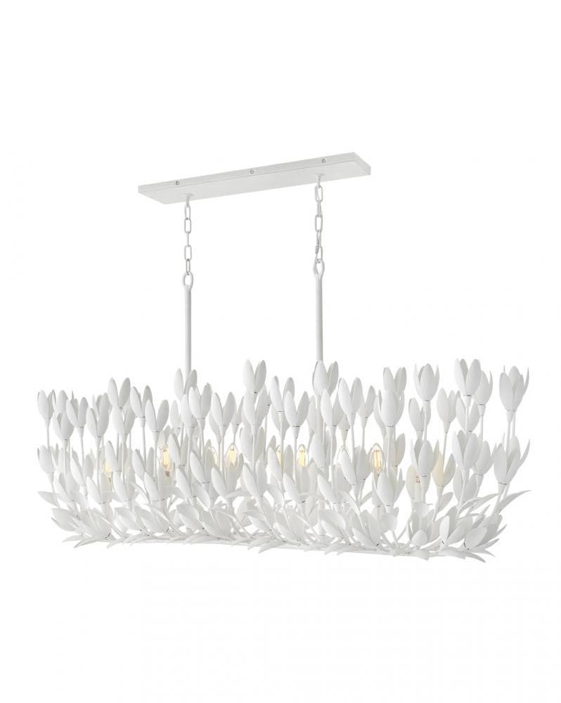 Flora Ten Light Linear Chandelier