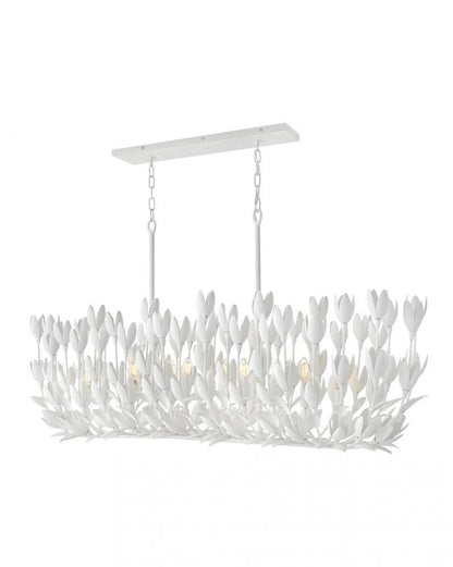 Flora Ten Light Linear Chandelier