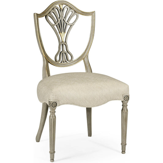 Jonathan Charles Buckingham Gilded Dining Side Chair (495819-SC-PBG-F200) - Set of 2