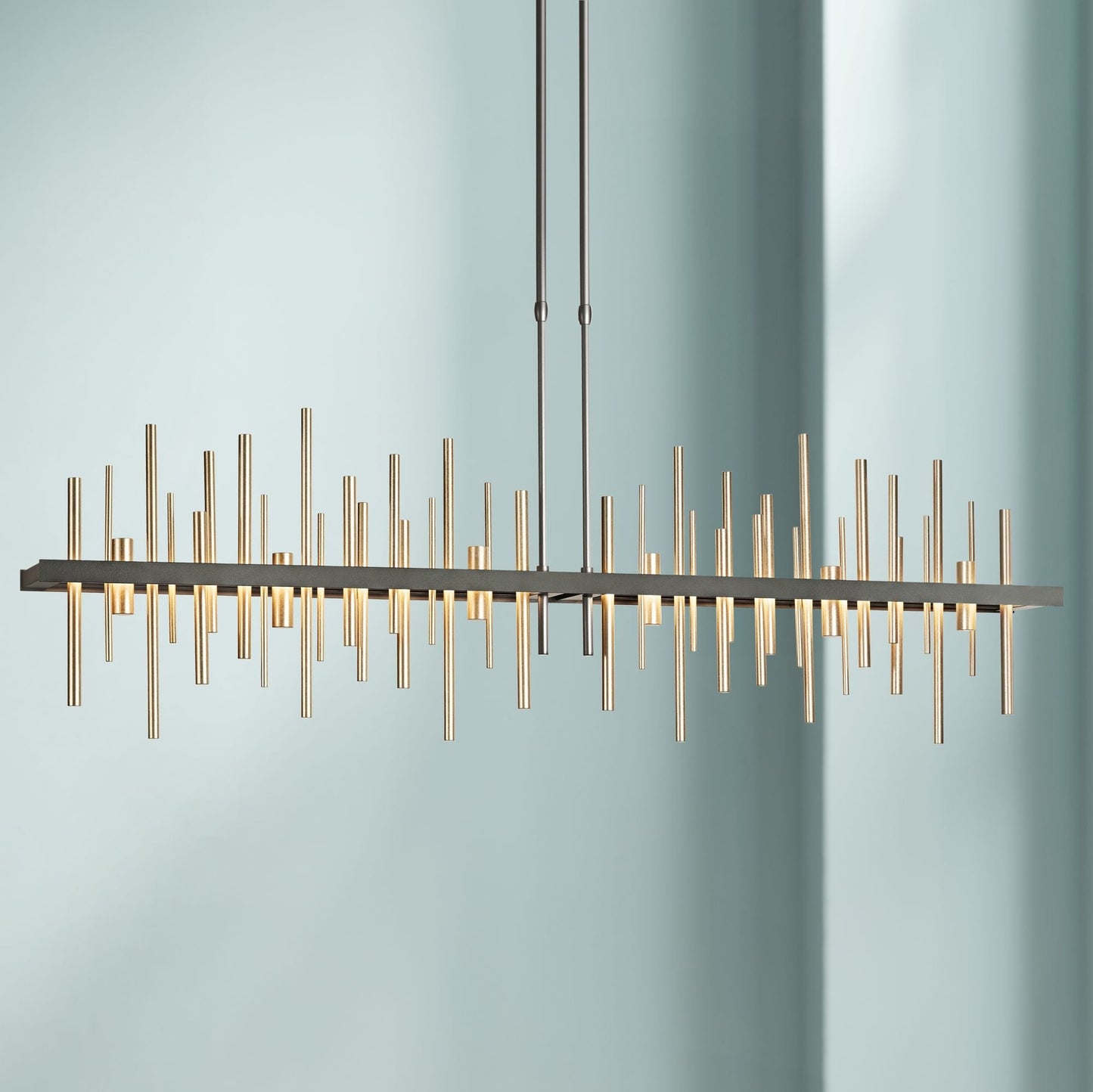 Hubbardton Forge Cityscape LED 52" Wide Soft Gold Pendant