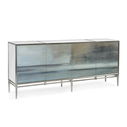 John Richard Slated Four-Door Credenza