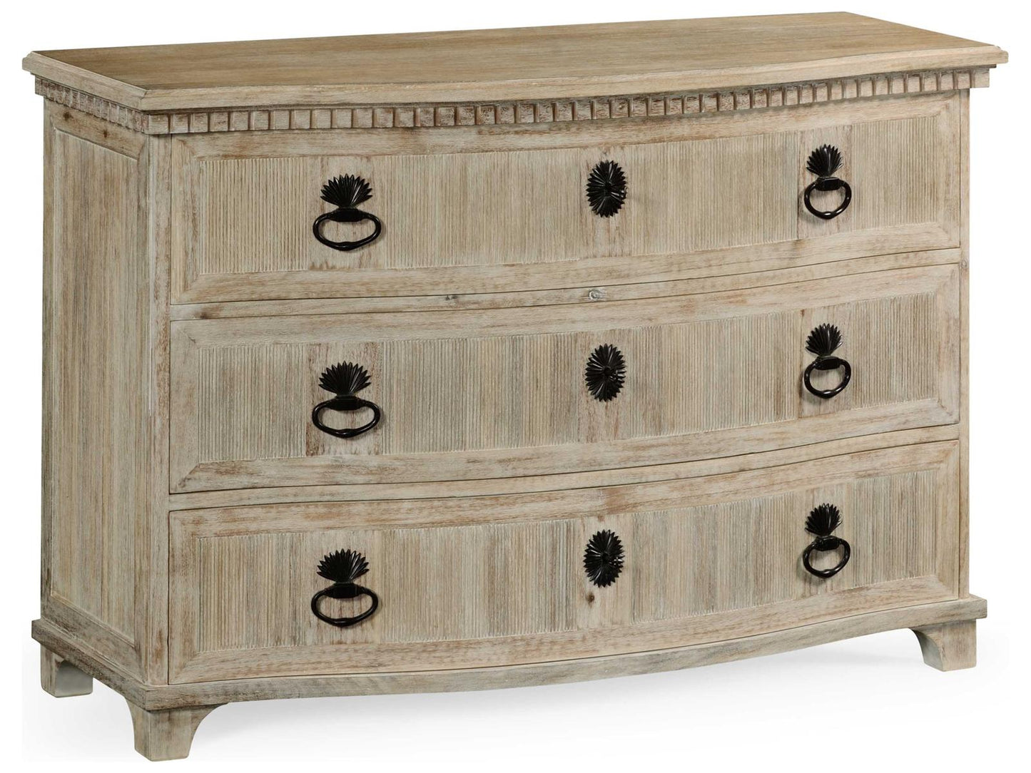 William Yeoward Bickerton 3-Drawer Commode in Washed Acacia