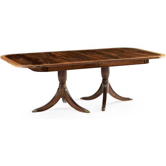 Jonathan Charles Buckingham Two-Leaf Extending Dining Table (492865-88L-MAH)