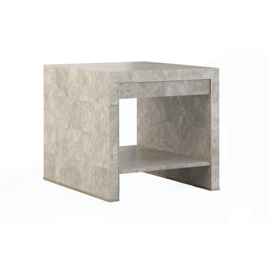 Jonathan Charles Surge Madrona Burl End Table (500415-DMB)