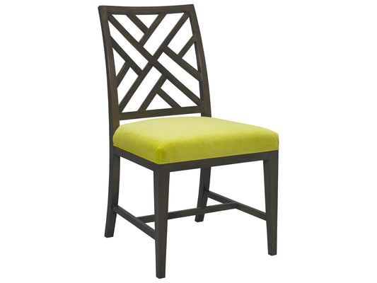 Glenn Armless Dining Side Chair with Fabric Upholstery