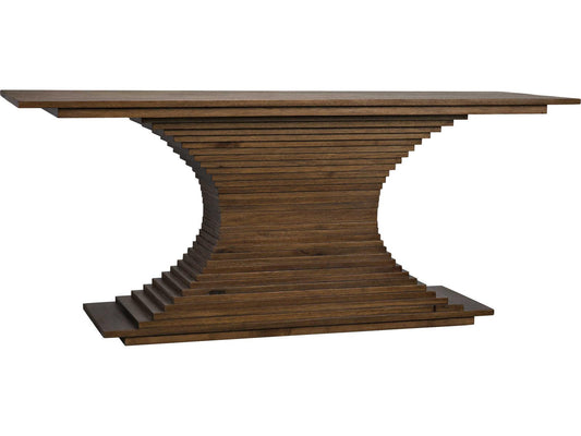Cambio Rectangular Wood Console Table in Dark Walnut