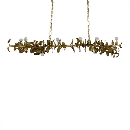 Eucalyptus Leaf Linear Chandelier