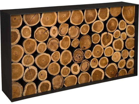 Boscage Framed Natural Wood Console Table