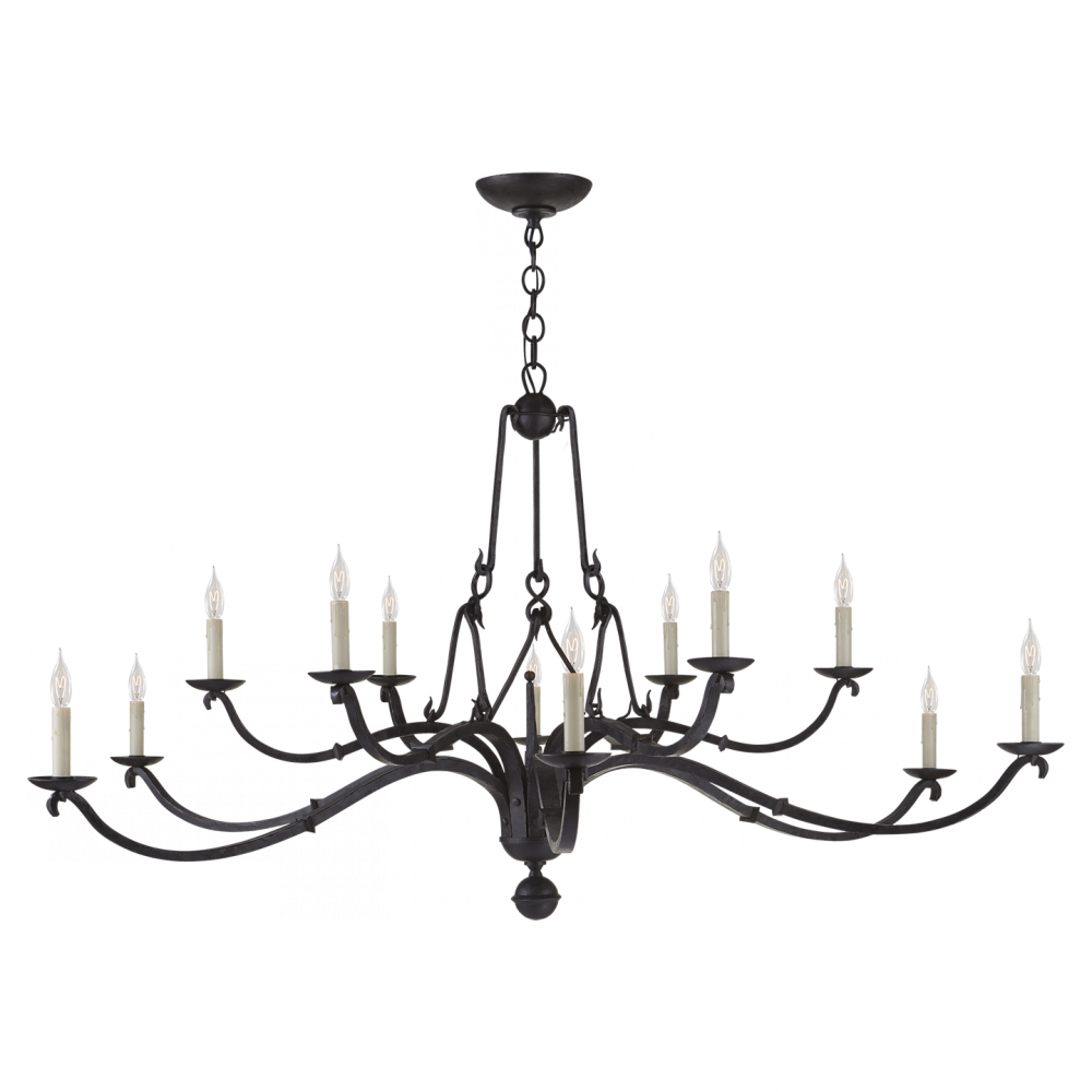 Allegra Large 2-Tier Chandelier