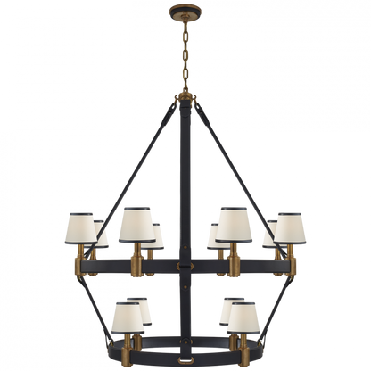 Riley Large Two Tier Chandelier