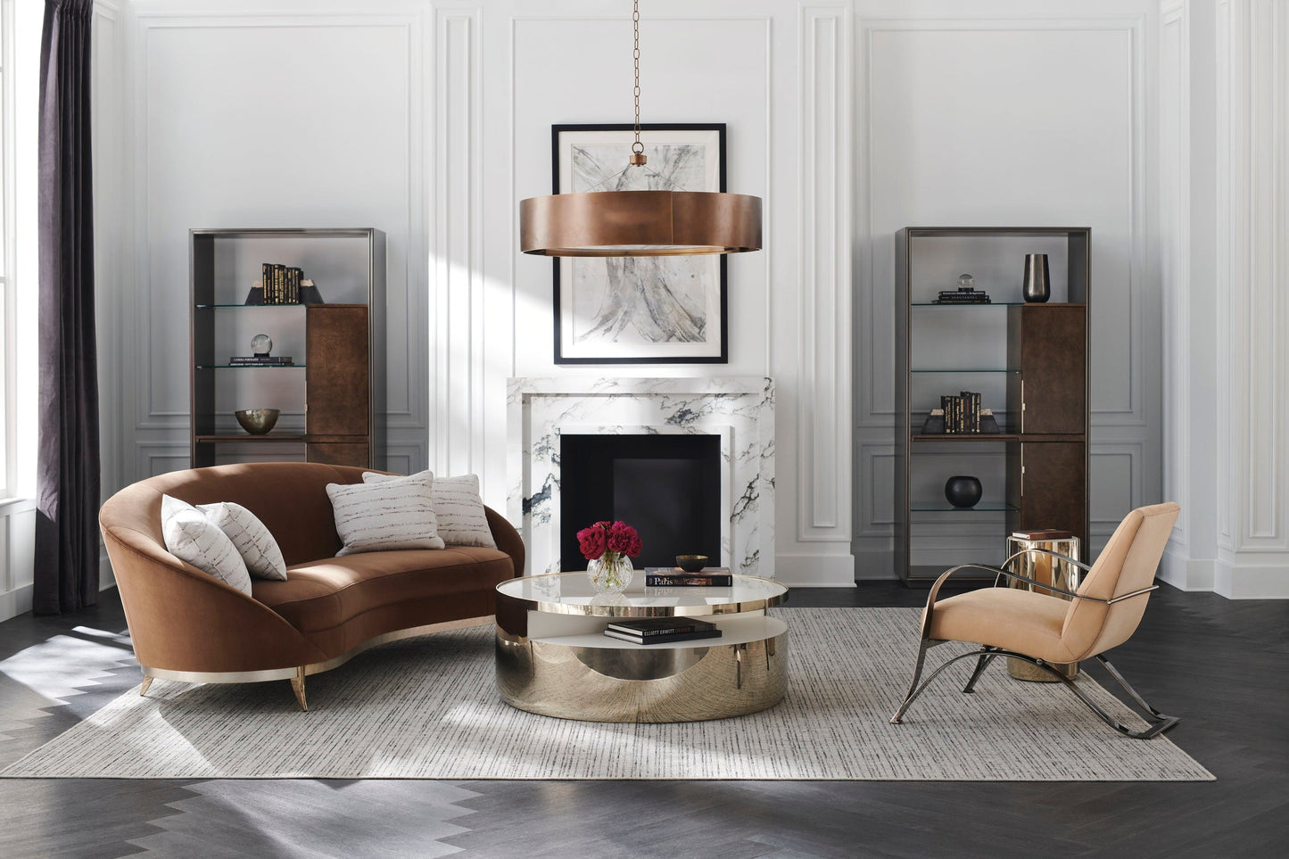 Caracole Signature Metropolitan Turn Style Cocktail Table