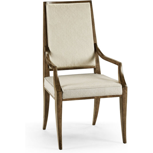 Jonathan Charles Barcelona Arm Chair (496063-AC-WBA-F200) - Set of 2