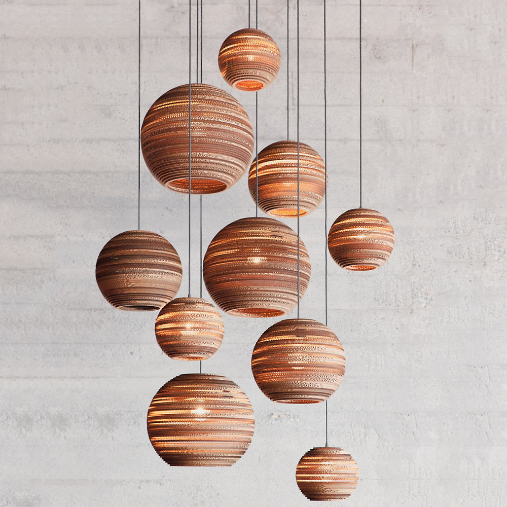 Scraplight Moon Pendant