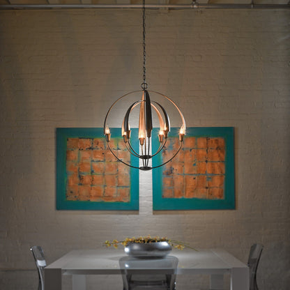 Double Cirque Chandelier