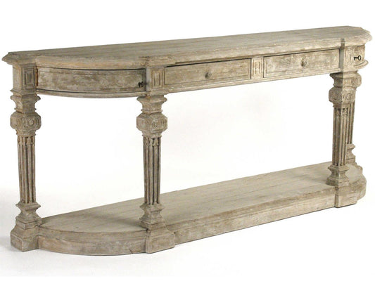 Rock Ford Distressed Brown Console Table