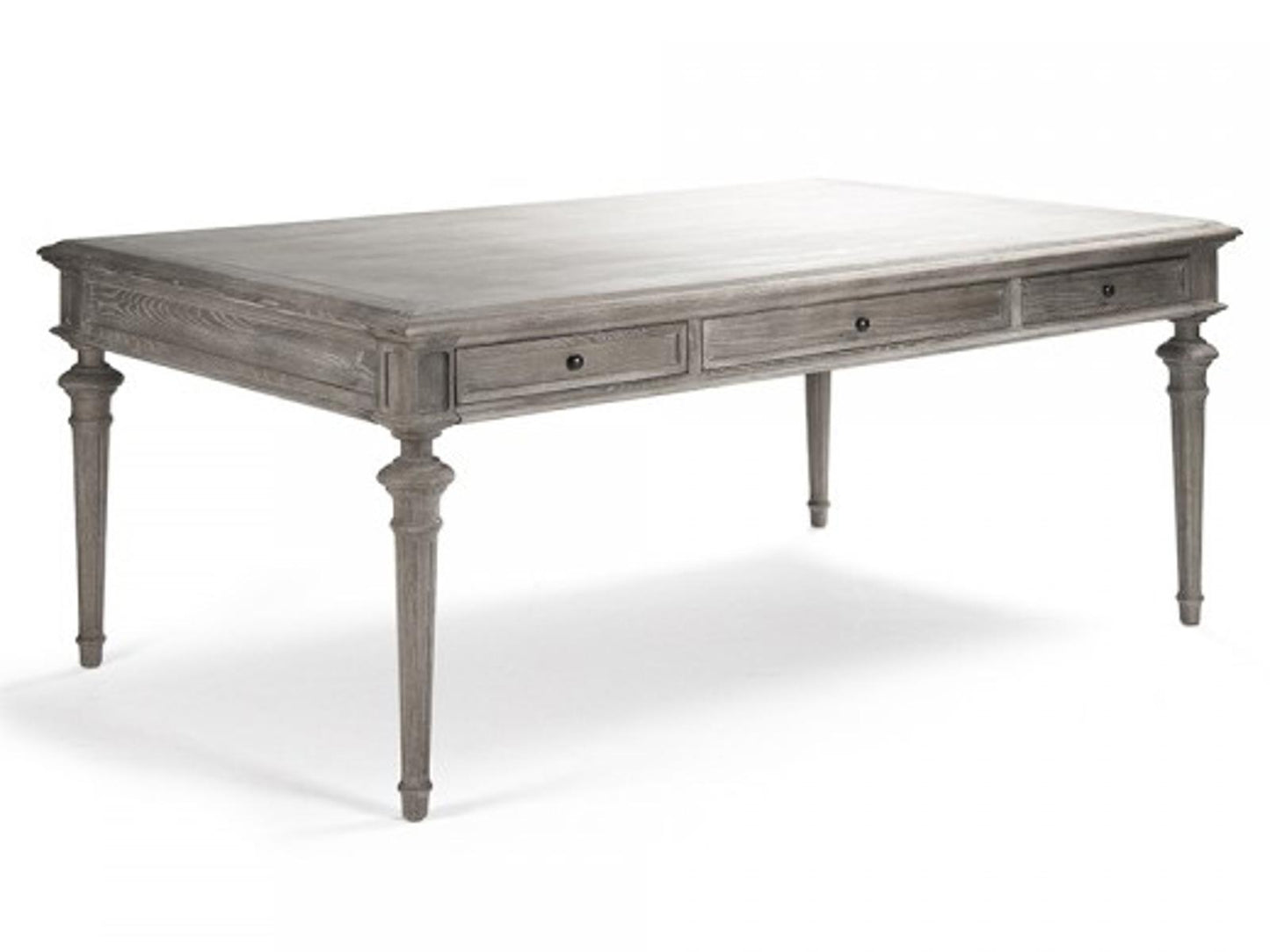 Nadine 78-Inch Rectangle Dining Table in Limed Grey Oak